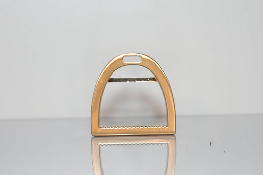 Brushed Gold Stirrup Buckle