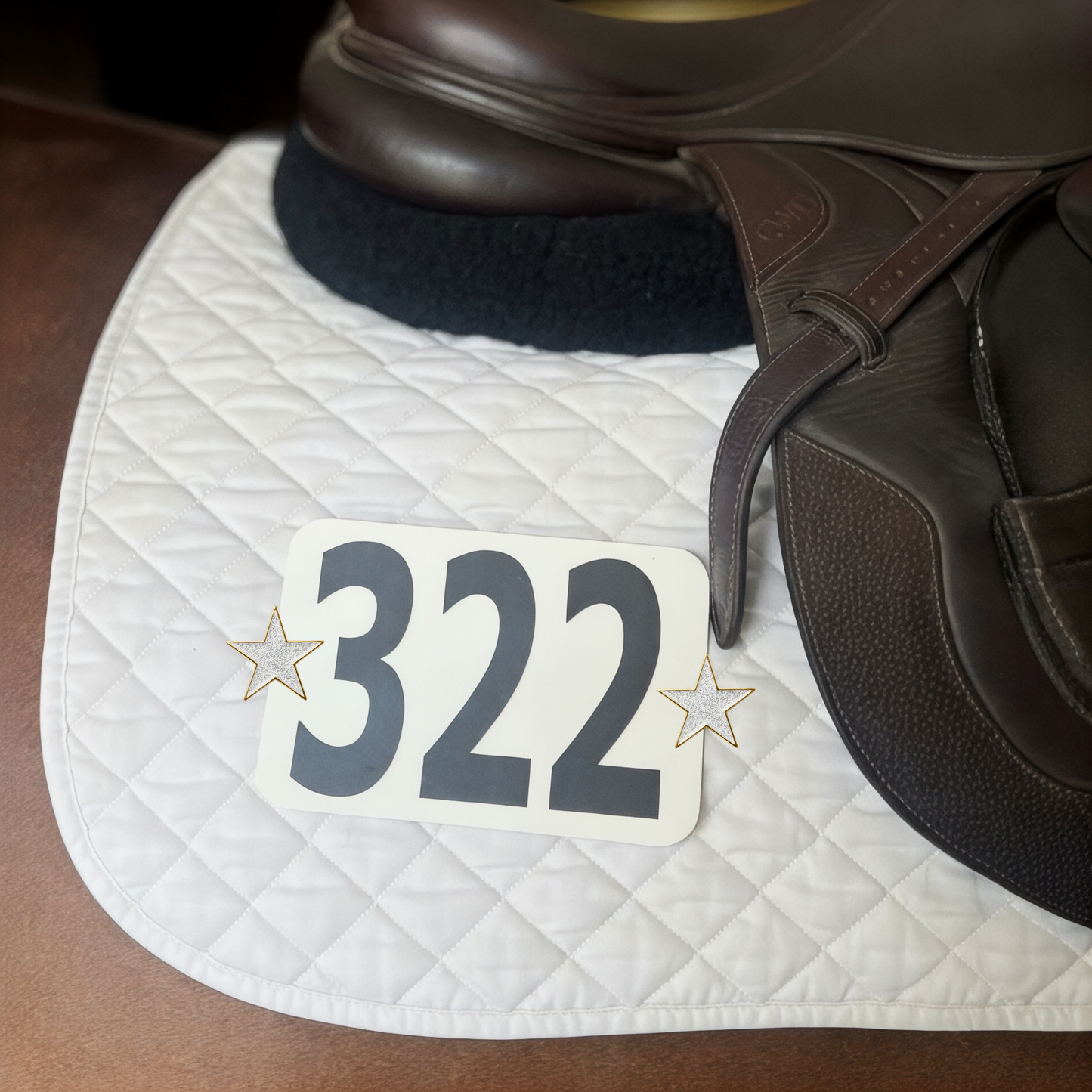 Shinning Star Number Pin Charms