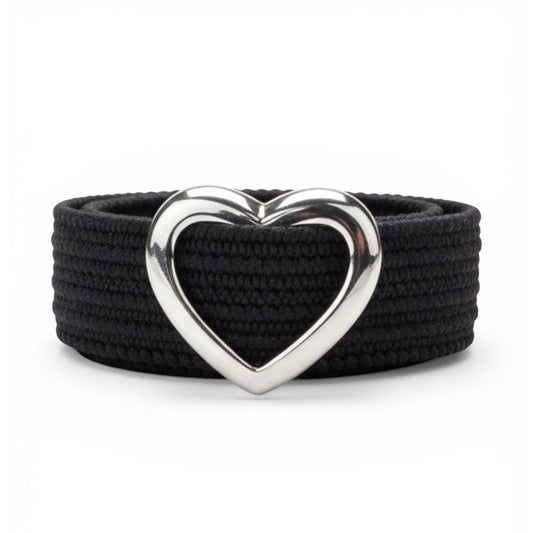 Silver Heart Crop Charm