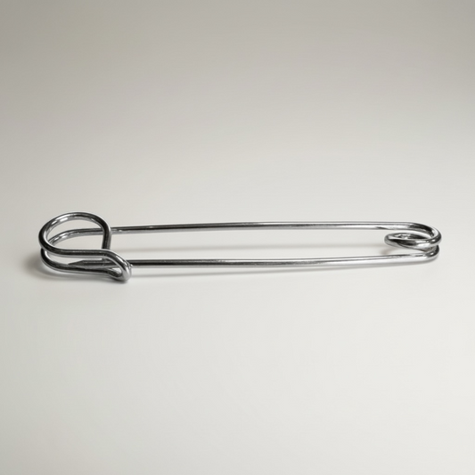 Silver Plain Traditional Stock Pin