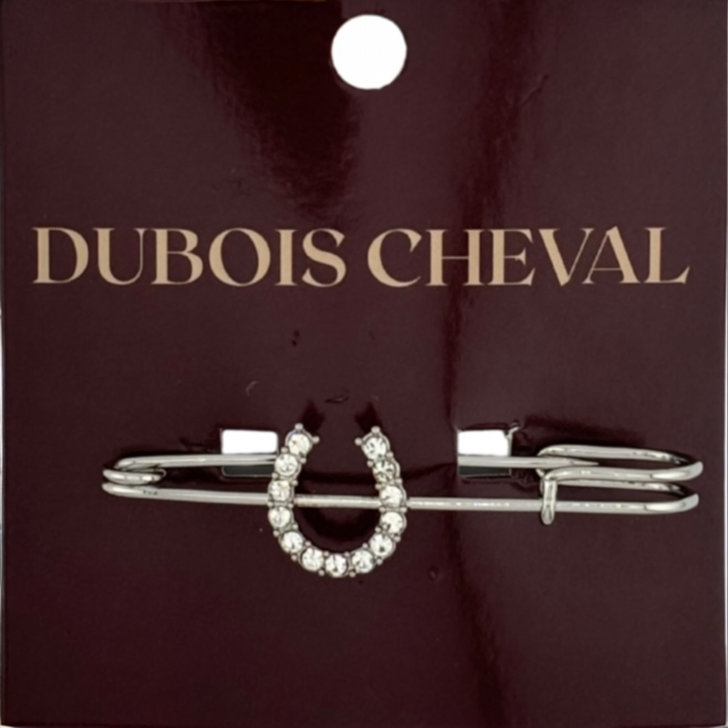 Silver Sparkly Horseshoe - DBC Stock Pin