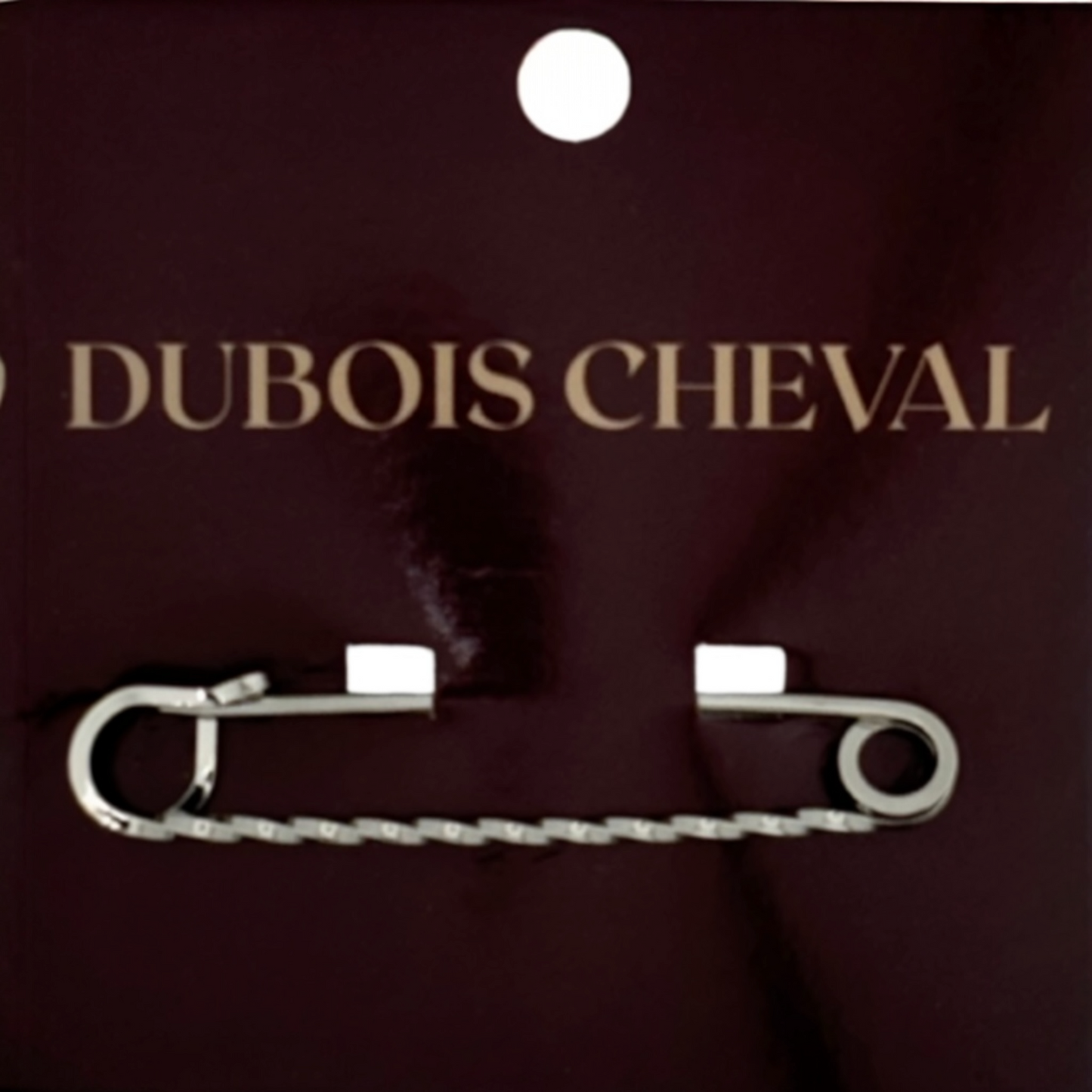 Silver Twisted Traditional Stock Pin