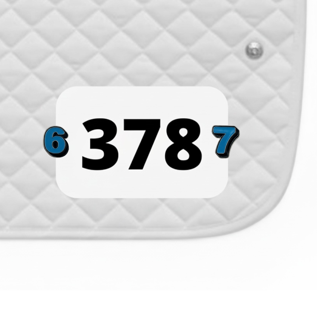 Six Seven Number Pin Charms