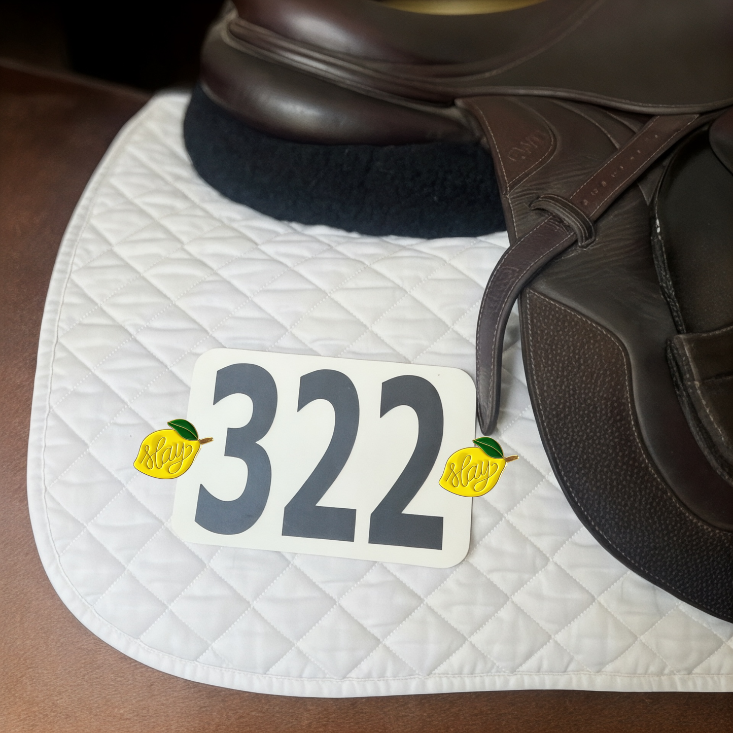 Slay Lemonade Number Pin Charms