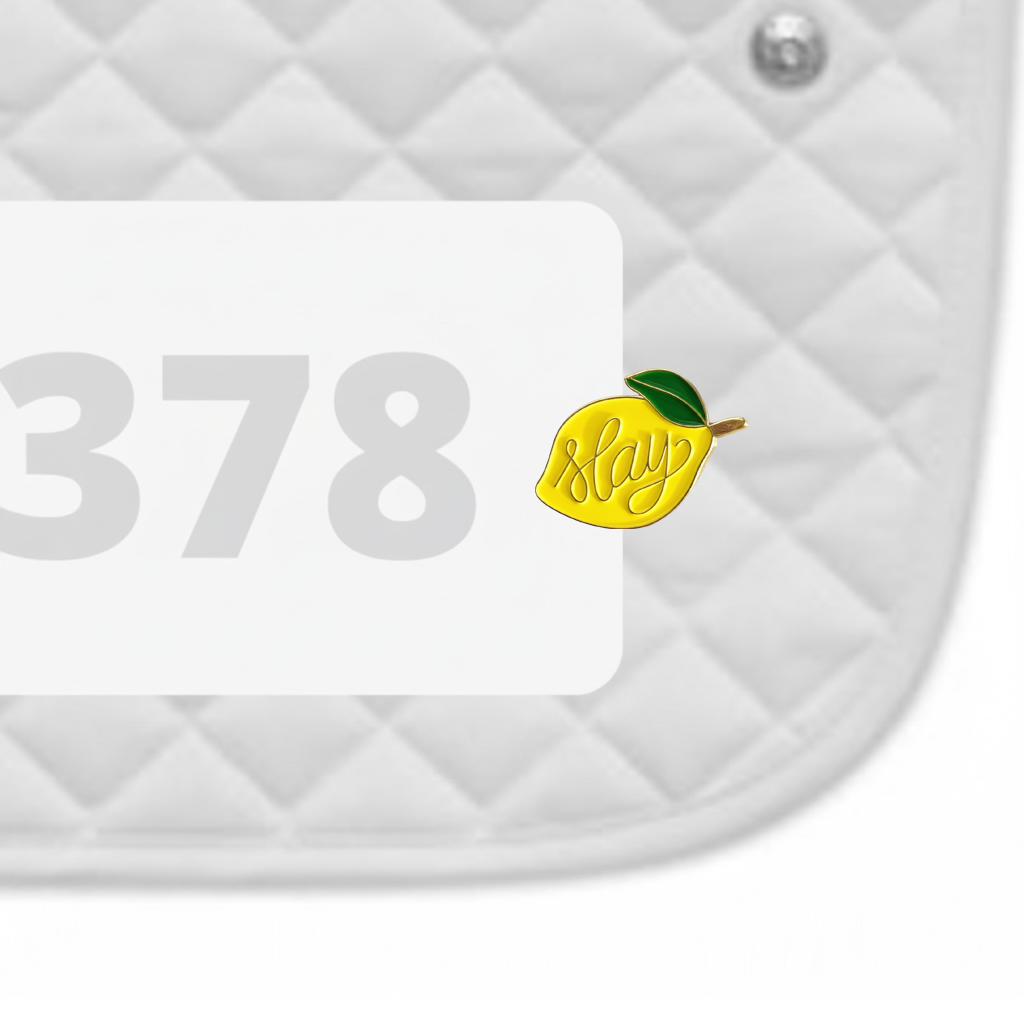 Slay Lemonade Number Pin Charms