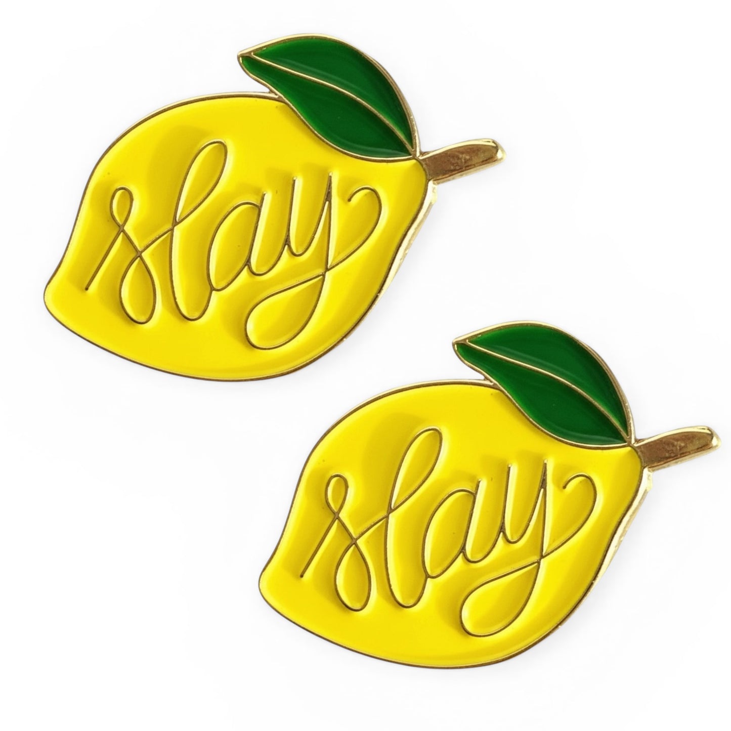 Slay Lemonade Number Pin Charms