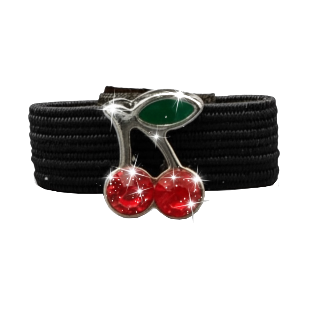 Sparkly Cherries Crop Charm