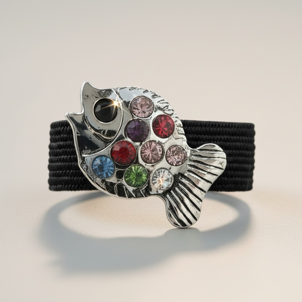 Sparkly Fish Crop Charm