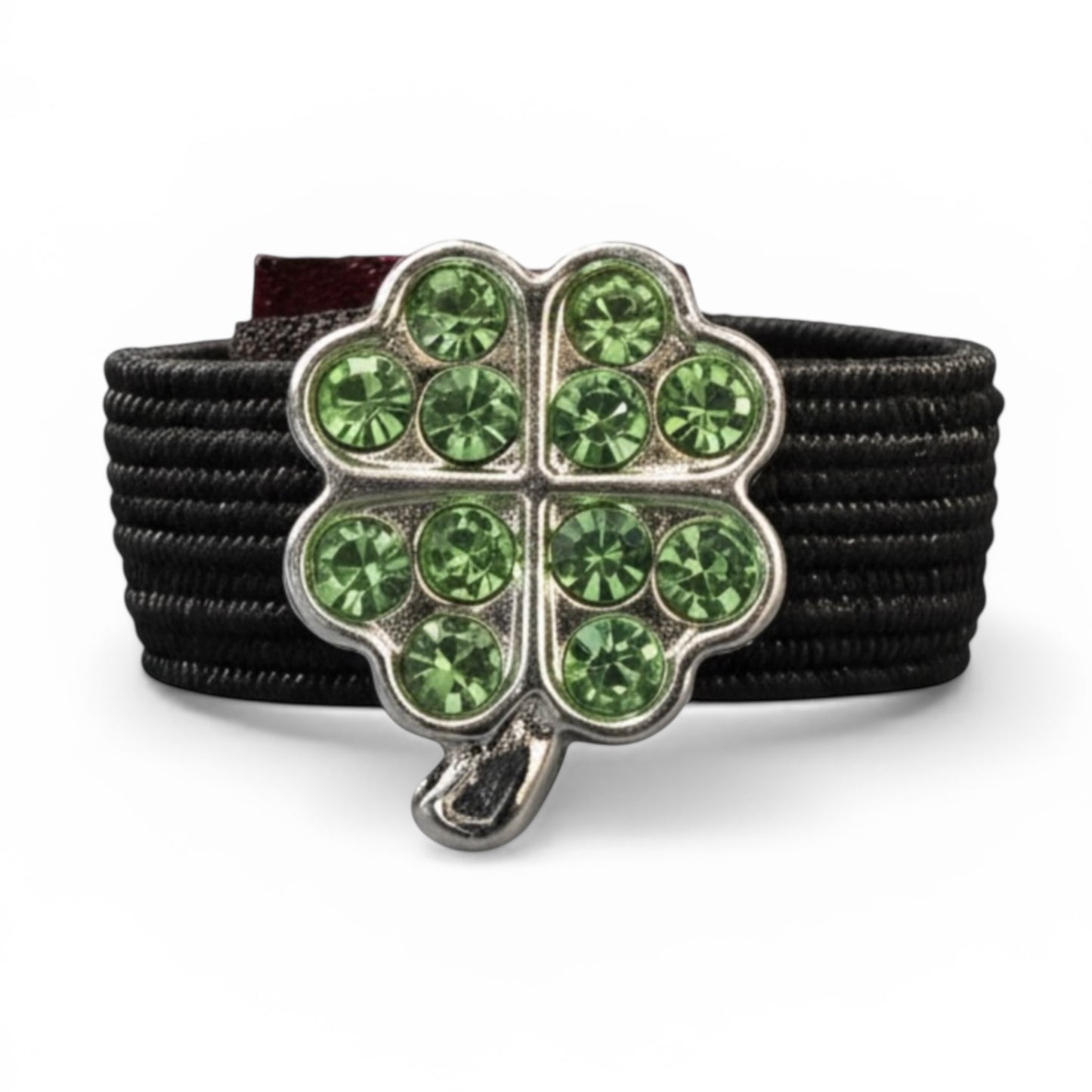 Sparkly Lucky Clover Crop Charm