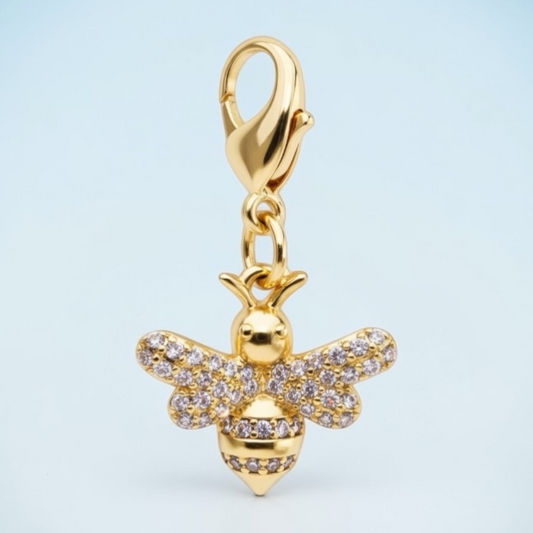 Sparkly Queen Bee Braid Charm