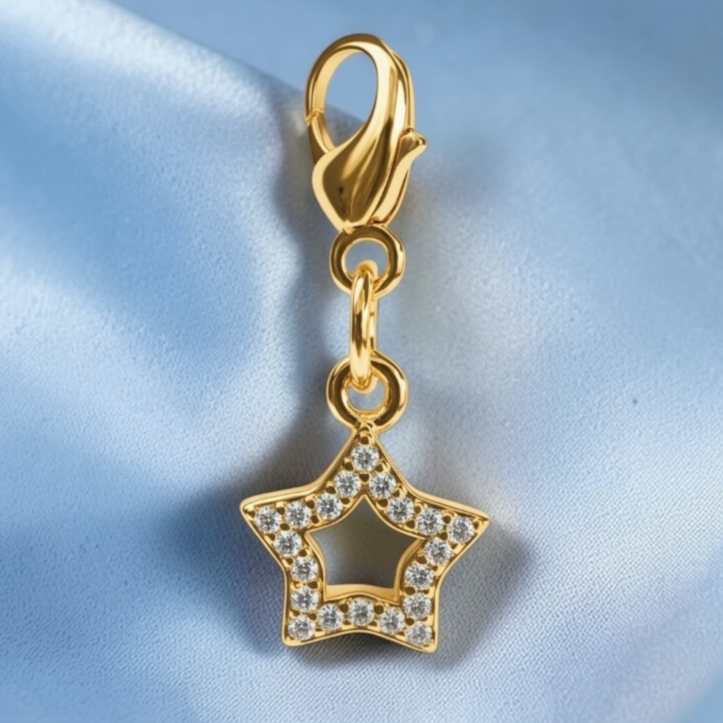 Sparkly Star Braid Charm