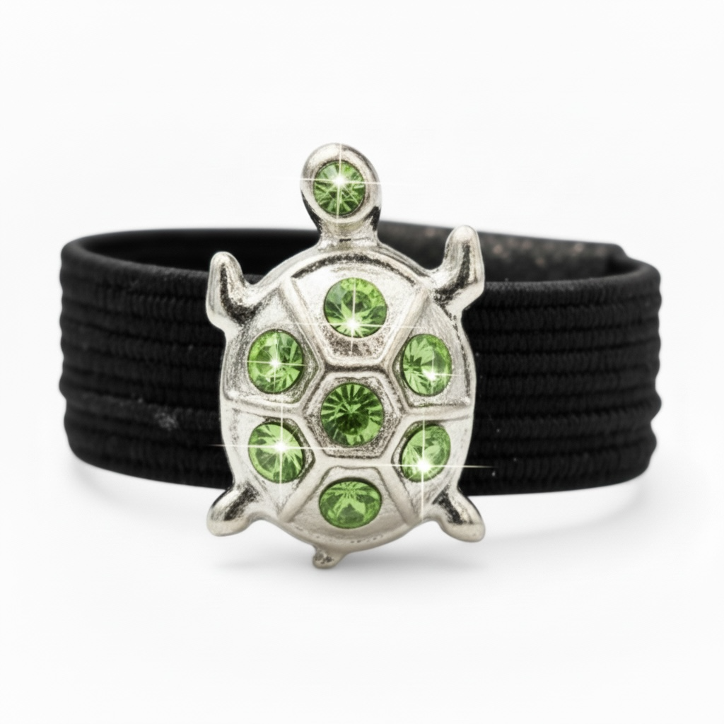 Sparkly Turtle Crop Charm