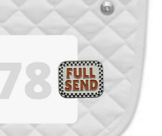 Full Send Number Pin Charms