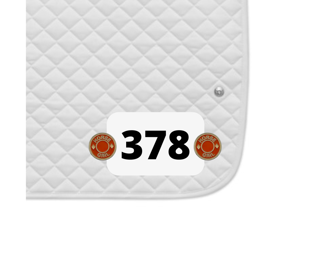 Horse Girl Number Pin Charm