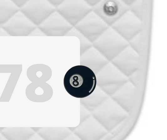 Magic 8 Ball Number Pin Charm
