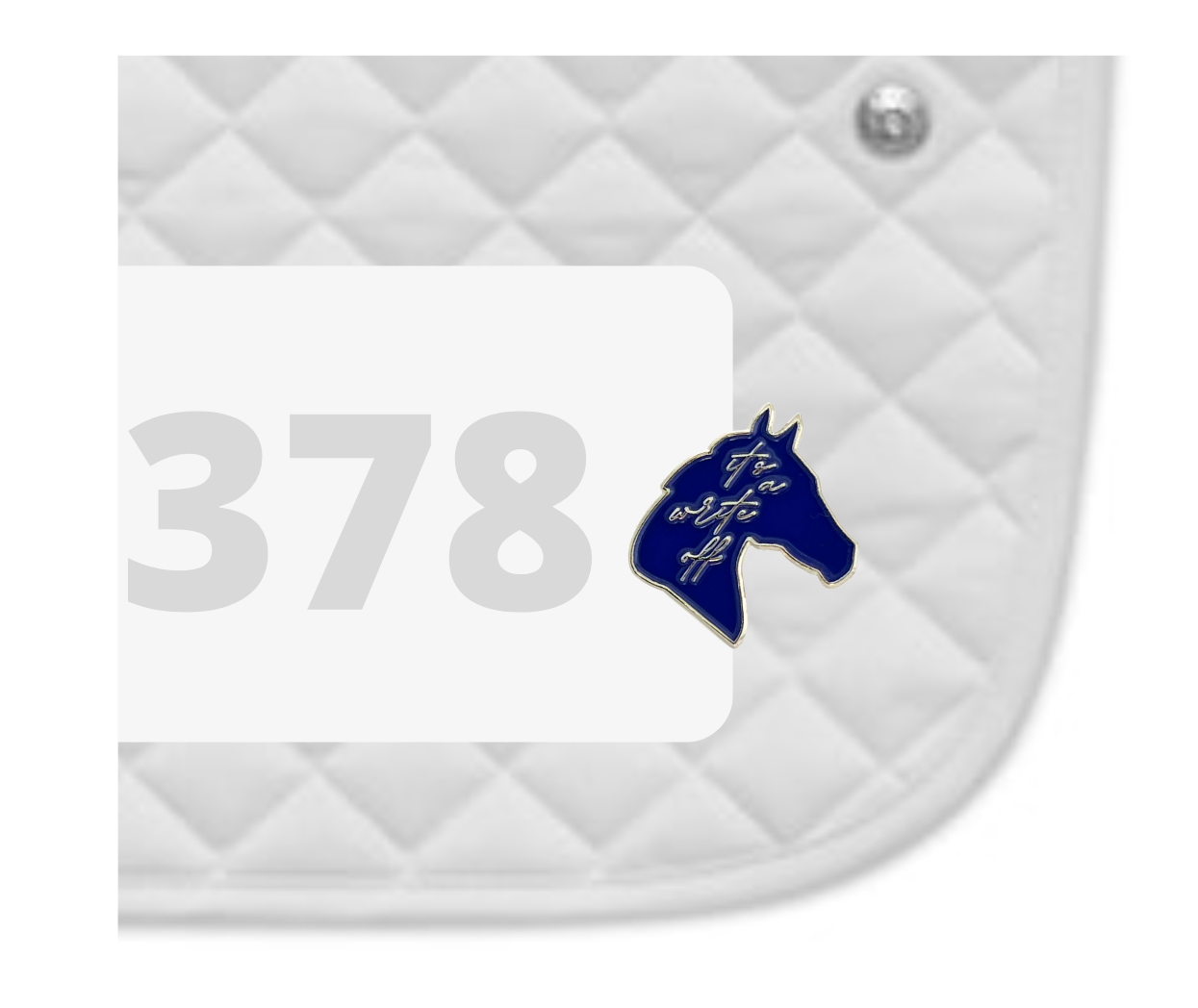 "It's a Write Off" Number Pin Charm