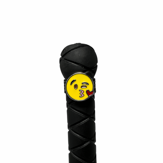 Kiss Face Emoji Crop Charm