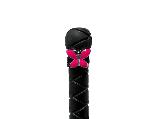 Pink Butterfly Crop Charm