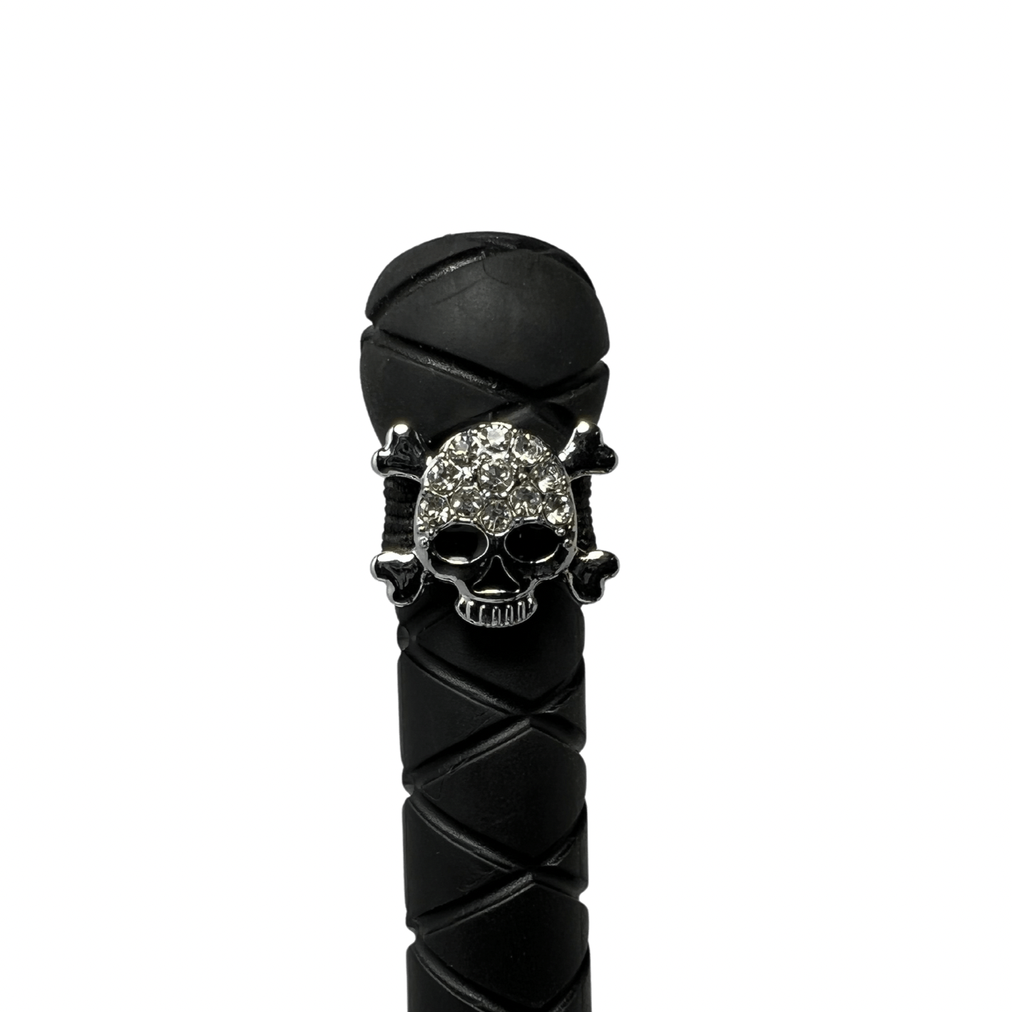 Rhinestone Skull Crop Charm