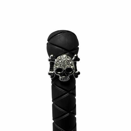 Rhinestone Skull Crop Charm